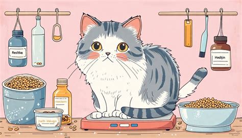 Äldre katt går ner i vikt